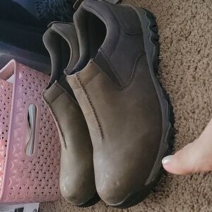 Brand new 13 Wide Mens w Original Wild Boar moccasins size 13W Duluth Trading Co